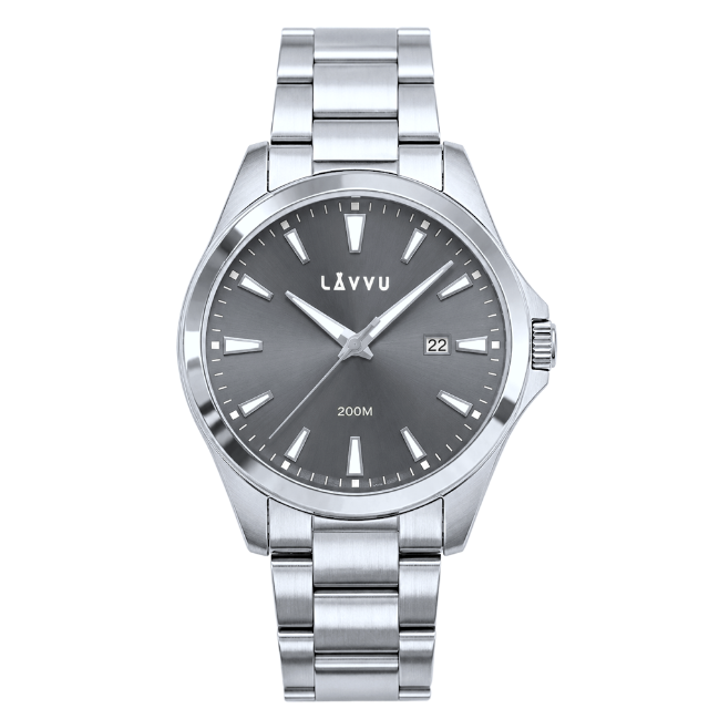 LAVVU 20 ATM Pánské hodinky ISBRYDER Grey 