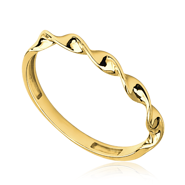 MINET Elegantní zlatý prsten Au 585/1000 vel. 52 - 0,80g