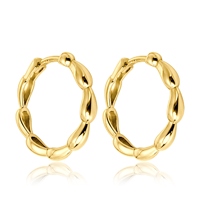 MINET Elegant Gold Earrings Au 585/1000 2,40g
